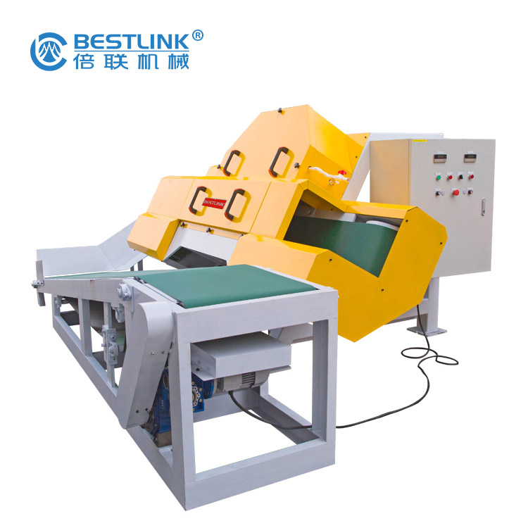 Máquina de corte de sierra de esquina de chapa de piedra fina irregular Bestlink Factory con correa